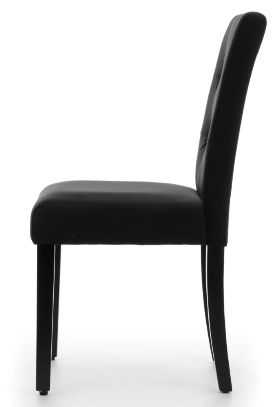 zamatova jedalenska stolička čierna (6)